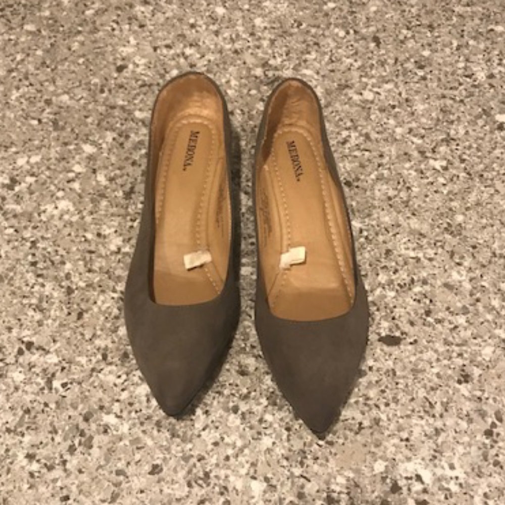 Gray Flats Size 8